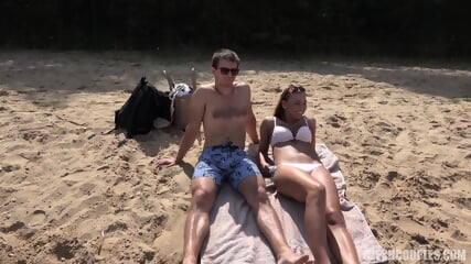 Czech Couple Public Swing