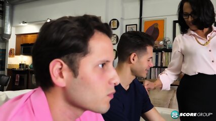DP'd By Her Step Son And His Buddy! DP'd By Her Step Son And His Buddy!