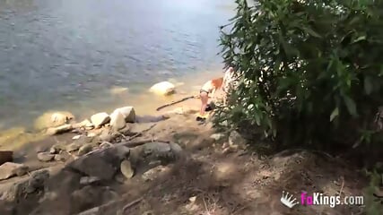 Jade Seduces Random Strangers By The Lake And Fucks One Of Them