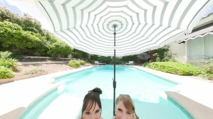 Lexi Luna Invites Her Very Sexy Friend, Octavia Red, Over To Celebrate The 4th Of July With An Expolsive Threesome