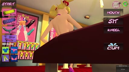 3DGSPOT Horny Teen Blonde Gets All Her Holes Fucked At The Same Time! 3D CARTOON PORN!