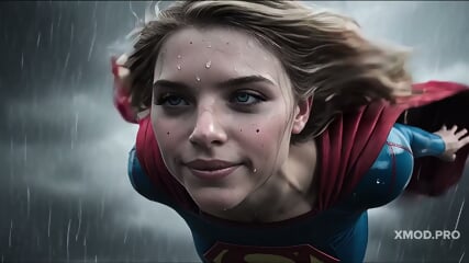 Horny Superwoman Love Hard Sex TOP AI Upscaled Anal Porn