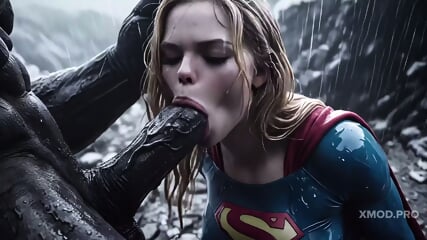 Horny Superwoman Love Hard Sex TOP AI Upscaled Anal Porn