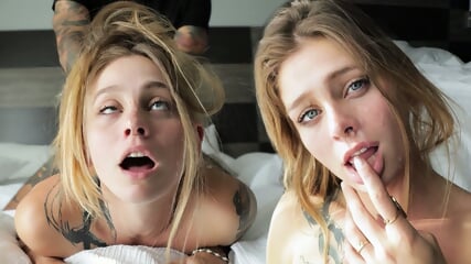HER CLIMAX IS AMAZING Crazy Blonde Has Eye Rolling Orgasms