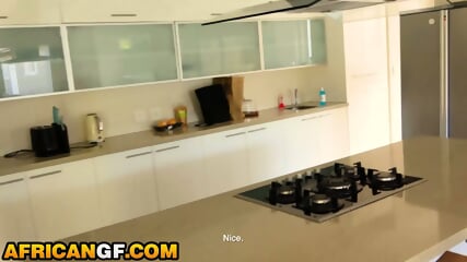 Tight Ebony Realtor Banged Raw By Big Cock American Client In House Tour