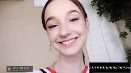Lethal Hardcore Hot Cheerleader Gets A Good Doggystyle Fuck