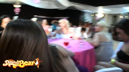 DANCING BEAR Banquet Hall Fuck Fest Has Sloppy Blowjobs Galore And A Lot Of Hot Ladies Fucking