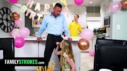 Deviant Stepdaddy Deflowers His Teen Step Daughter On Her 18th Birthday
