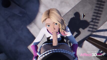 In Spider's Web 3D Animation Superhero Porn