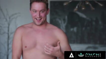 NURU MASSAGE Sexy MILF Sarah Vandella Rewards Her Military Stepson With A Hot NURU Fuck