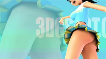 3DGSPOT Hot Girls Deepthroat A Big Cock In SPLIT SCREEN COMP! 3D CARTOON PORN!