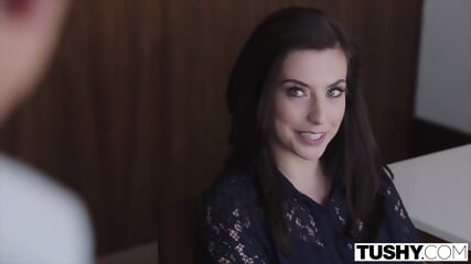 TUSHY Anal Obsessed Spencer Can't Resist Seducing Her Boss