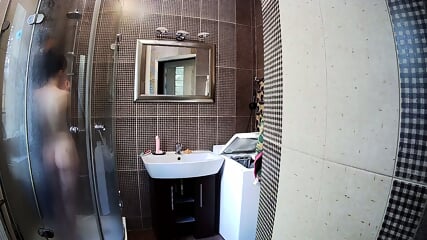 Hot Petite Girl Stella Taking A Shower