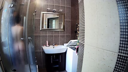 Hot Petite Girl Stella Taking A Shower