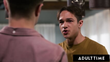 ADULT TIME Horny PAWG Siri Dahl Fucks Scrawny Teen Stepson In Front Of Her Cuckold Husband!
