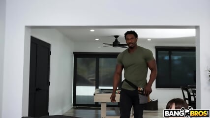 BANGBROS My Slutty Step Sister Lana Smalls Started Putting The Moves On Handyman Jax Slayher And I Recorded Them