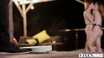 VIXEN Gorgeous Redheads Seduce Bartender While On Vacation
