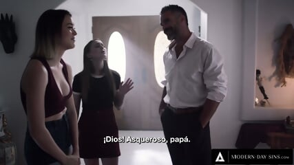 MODERN DAY SINS Naughty Anny Aurora Sneaks Bang Her BFF's Stepdad SPANISH SUBTITLES