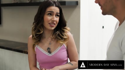 MODERN DAY SINS Virgin Chanel Camryn With Chastity Belt Wants Locksmith Codey Steele To Fuck Her