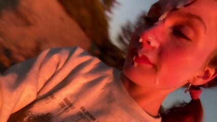 Cum On Face In Public Compilation