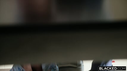 BLACKED BBC Crazy College Grad Sky Wonderland Gets Spanked & Dominated By New Boss