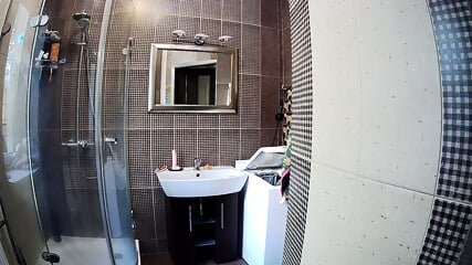 Hot Petite Girl Stella Enjoying Her Steamy Shower Time