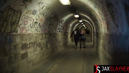 Busty Kasia Nord Fucked By Horny BBC In The Tunnel