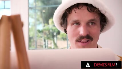 DEVILS FILM Sexy Muse Babe Chloe Surreal Gives Hot Titty Fuck