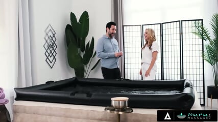 NURU MASSAGE Summer Vixen’s Pussy Fucked By Tommy’s Feet In Steamy ANAL Fuck