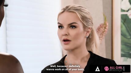 ALL GIRL MASSAGE Perfect Massage Who End In Hot Lesbian Fuck Between Ana Foxxx And Slimthick Vic
