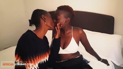 Big Tits Ebony Lesbians Use Their Fuck Hairy Black Pussy Deep