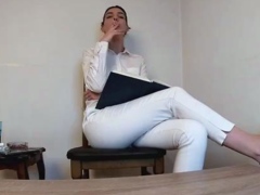Goddess Mia Smoking Foot Whore
