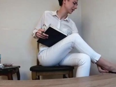 Goddess Mia Smoking Foot Whore
