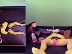 Miss Alessa Milano Feeling Nylon Feet And Facesitting